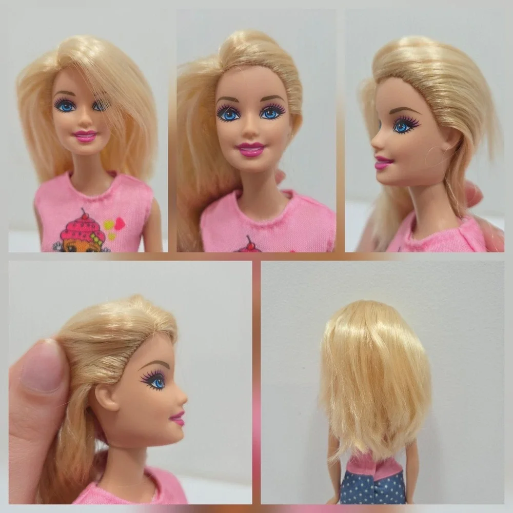 2014 Barbie Glam Refrigerator CCX04 Doll W/ Dress & Food Accessories - No Fridge